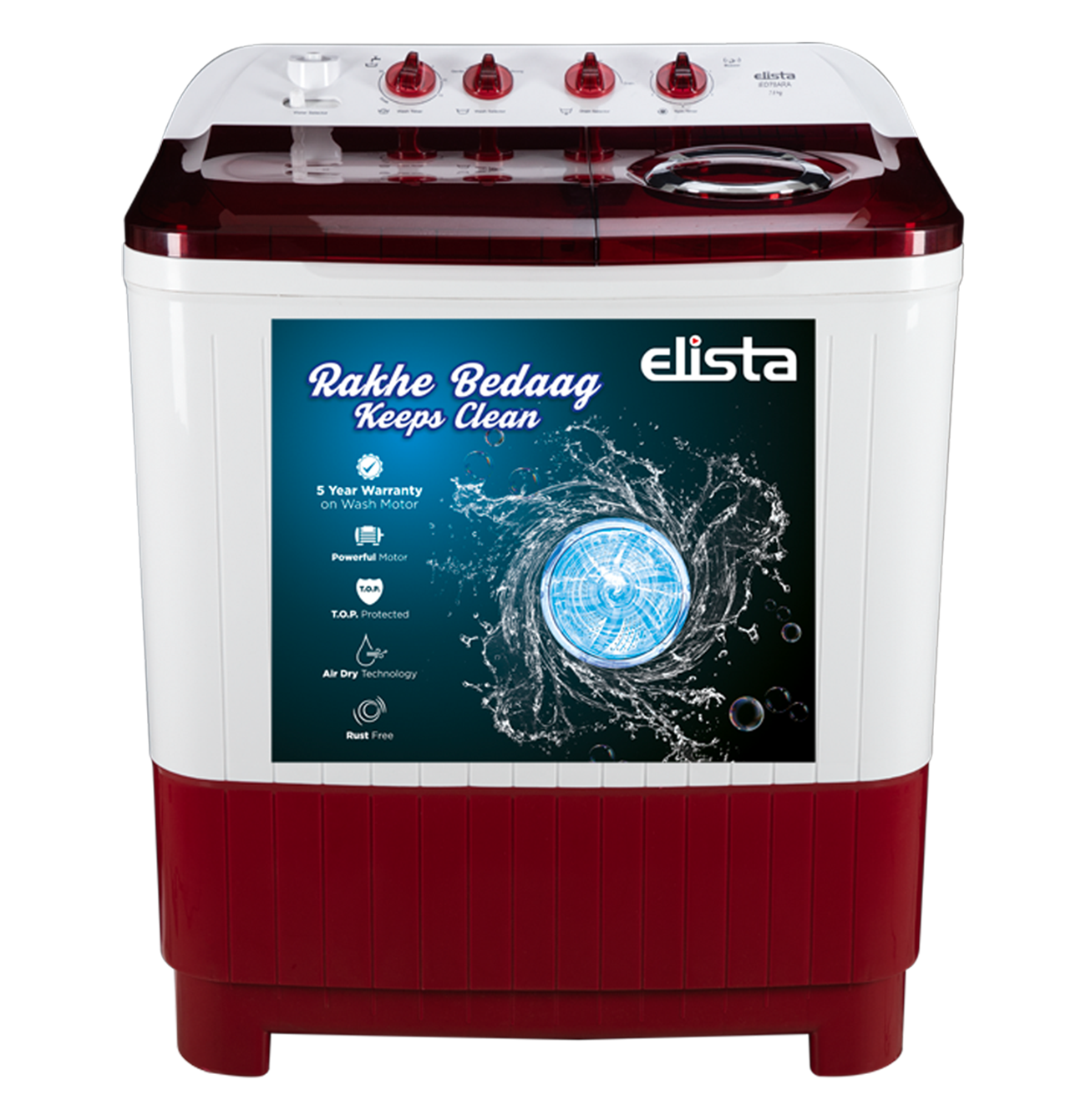 ELISTA 7.0 KG SEMI AUTOMATIC WM P9.5S11